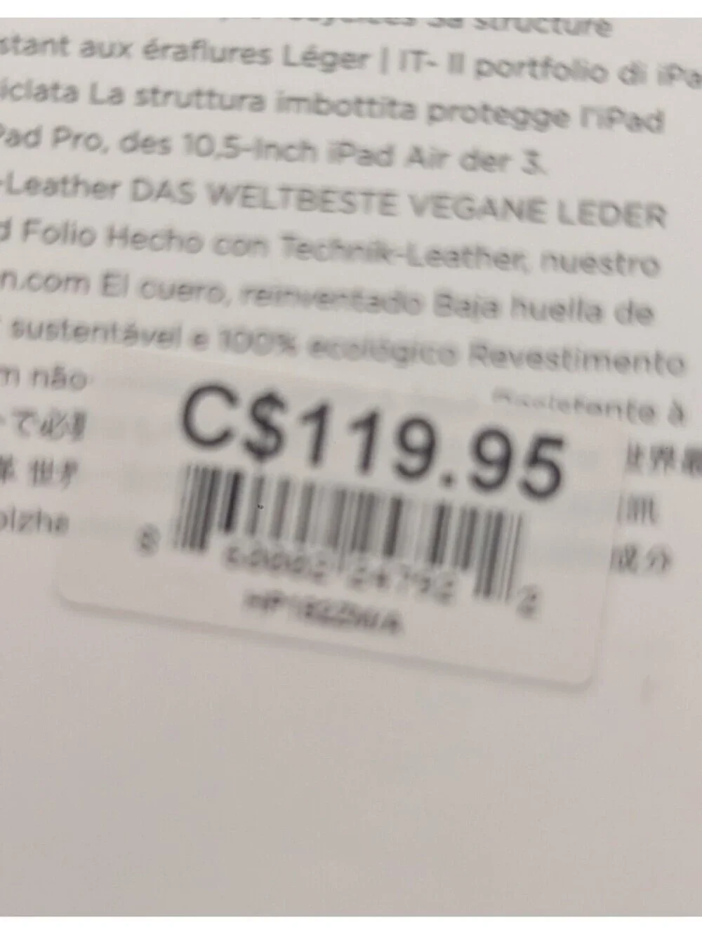 Von Holzhausen The iPad Portfolio in Black NWT